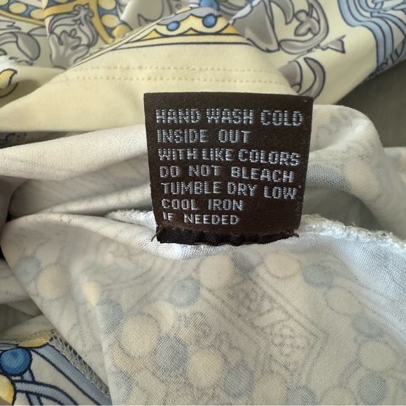 J. MCLAUGHLIN Catalina Cloth Signature Tee Art To Wear Medallion 3/4 Sleeve - Picture 15 of 16